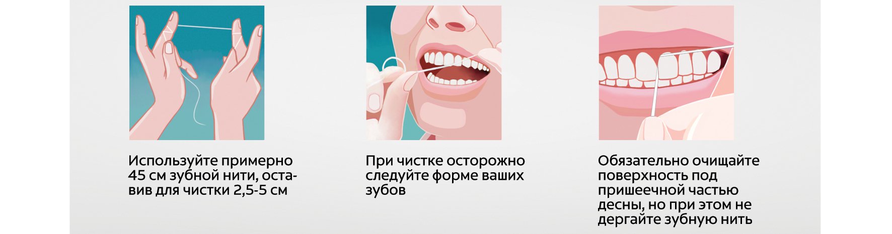 Плюсы чистки зубов. Способ применения зубной нити. Как правильно пользоваться зубной нитью. Зубная нить как правильно использовать. Пользование зубной нитью.