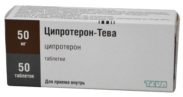 ЦИПРОТЕРОН-ТЕВА, таблетки